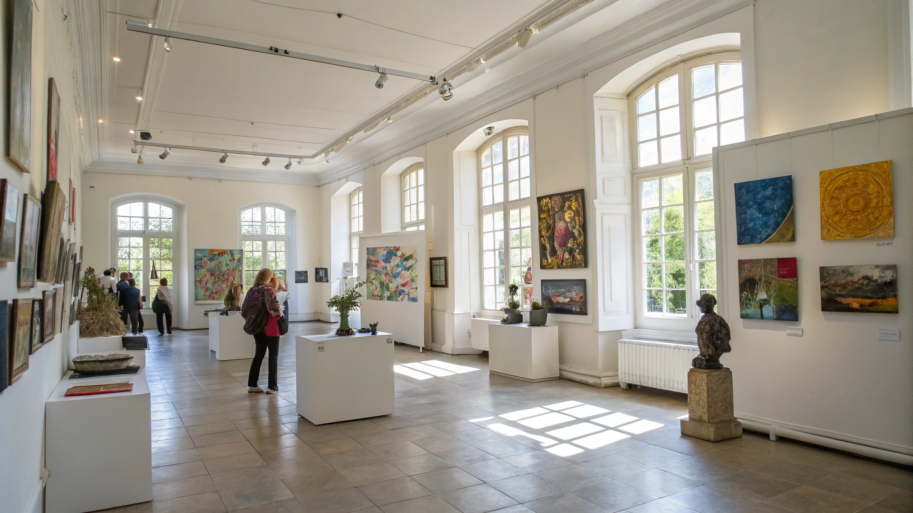 Visual art exhibition